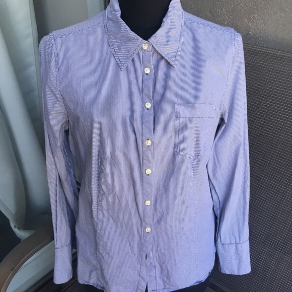 InWear grey pinstriped button-down shirt - Picture 3 of 3